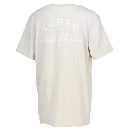 Curry Men's Heavyweight Verbiage T-Shirt "Summit White"