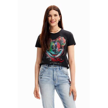 Desigual Arty Mickey Mouse T-shirt "Black"