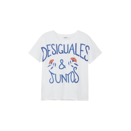 Desigual Desiguales y Juntos - Flowers T-Shirt