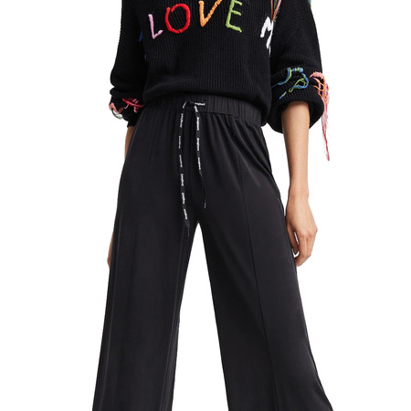 Desigual Fine-knit Culotte Trousers