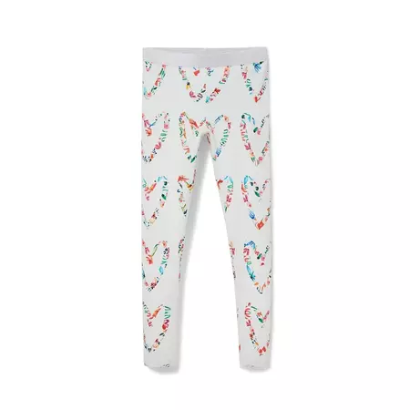 Desigual Girls Heart Leggings