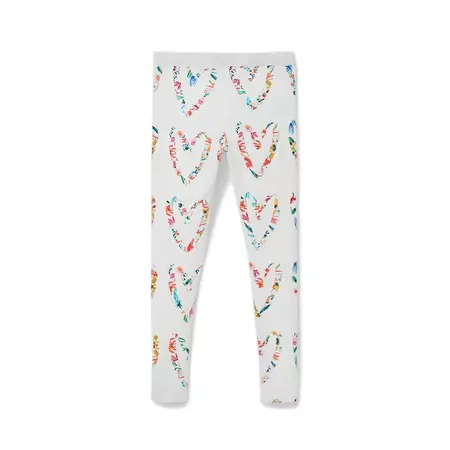 Desigual Girls Heart Leggings