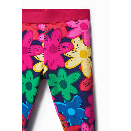 Desigual Girls Slim Floral Leggings