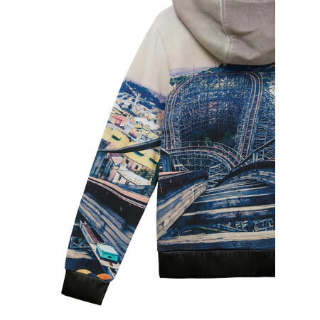 Desigual Kids Hooded Horizonte Print Sweatshirt