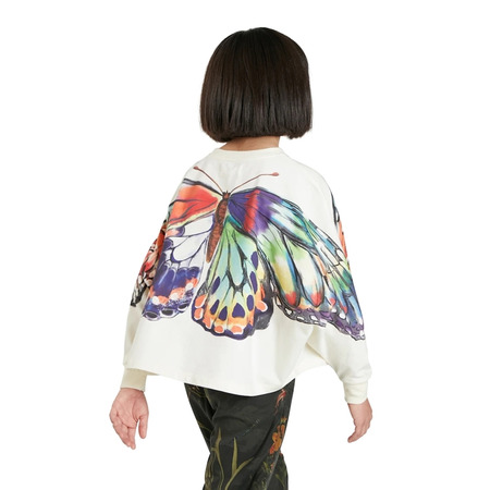 Desigual Girls Oversize Sweatshirt Butterfly