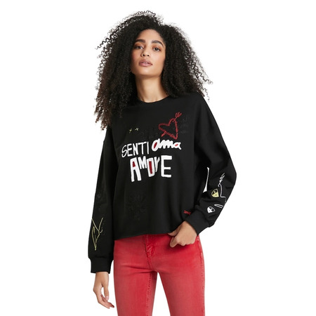 Desigual Sweat Senti Ama Amore