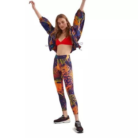 Desigual Tropical Print Leggings