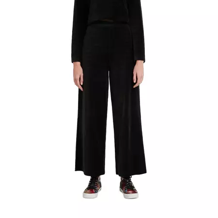 Desigual Velvet Flared Trousers