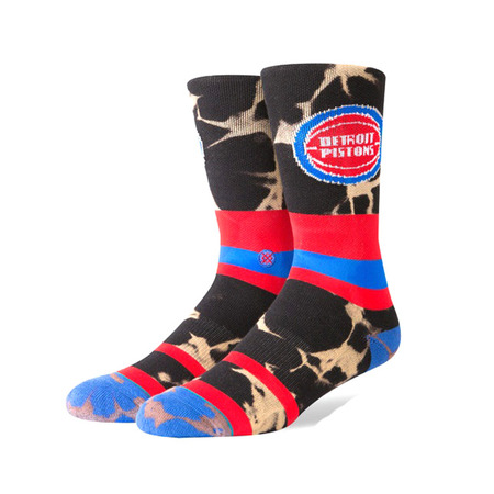 Detroit Pistons Acid Wash Socks