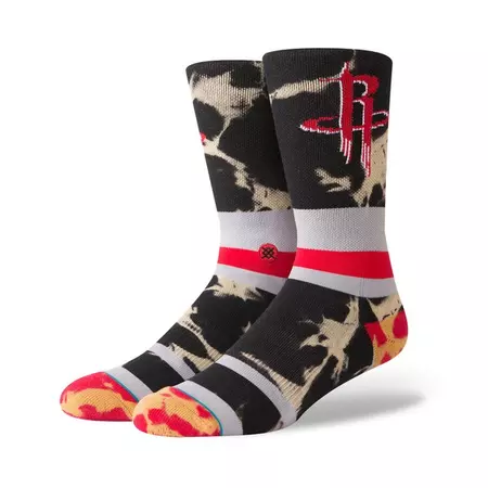 Houston Rockets Acid Wash Socks