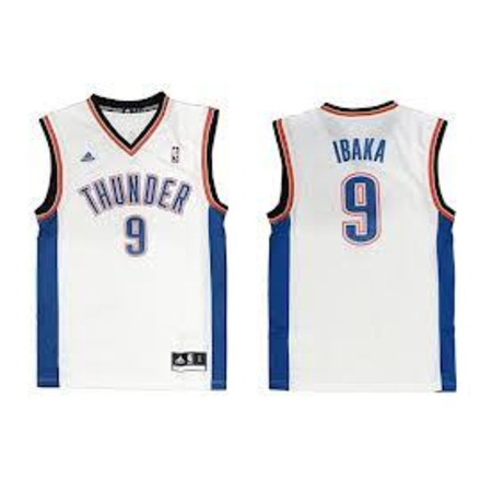 Camiseta NBA Swingman Adidas Serge Ibaka Thunder (blanca)