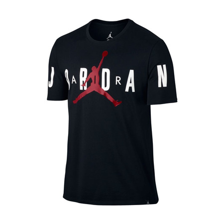 Jordan Camiseta Stretched (010/black/white/gym red)