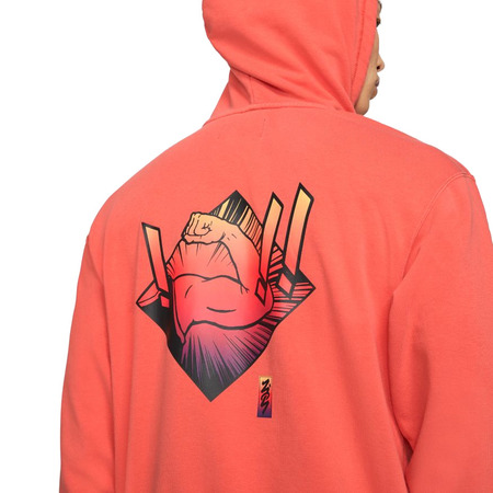 Jordan Dri-FIT Zion Performance Hoodie "Brigh Crimson"