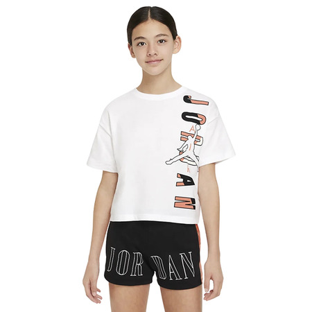 Jordan Girls Jumpman HBR Vert Tee "White"