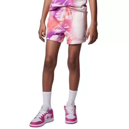 Jordan Girls Triple Team Printed Shorts "Arctic Pink"