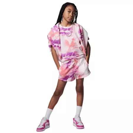 Jordan Girls Triple Team Printed Shorts "Arctic Pink"