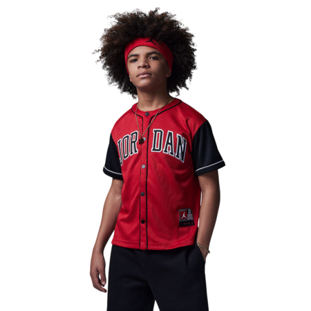 Jordan Kids HBR Baseball Jersey "Gym Red"