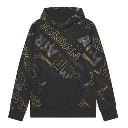 Jordan Kids Holiday Shine Air AOP Hoodie "Black"