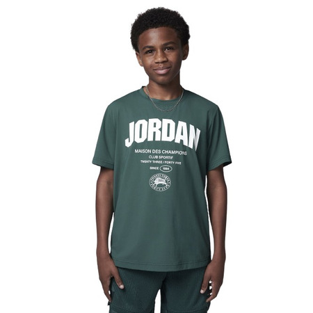 Jordan Kids JBD Des Champion DRI-FIT Tee "Oxidized Green"