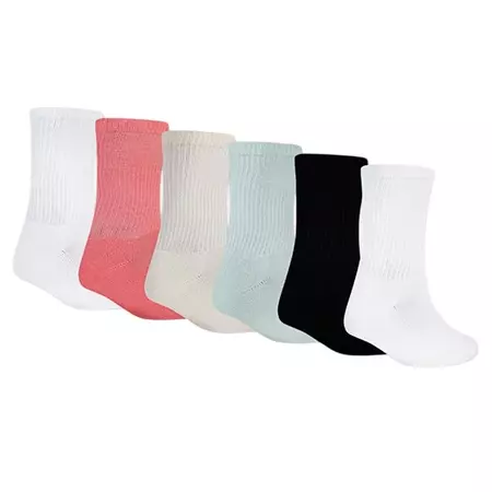 Jordan Kids JDB Everyday Essentials Crew 6 PPack Socks "Seafoam"