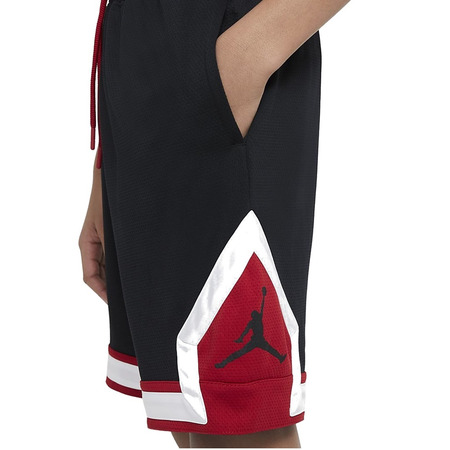 Jordan Kids Jumpman Diamond Short "Black-Gym Red"