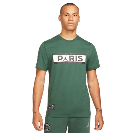 Jordan Paris Saint-Germain Wordmark T-Shirt "Noble Green"