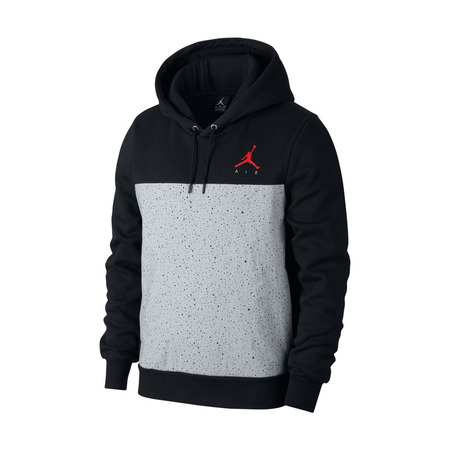 Jordan Sportswear Flight Fleece Cement Pullover Hoodie (010)