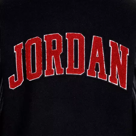 Jordan Kids Varsity Jacket "Black Red"