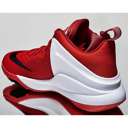 Lebron Zoom Witness "Red Beam" (600/red/white/crimson/black)