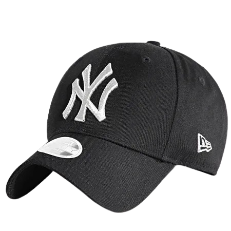 New Era MLB Wmns NY Yankees Metallic Logo 9FORTY Cap "Black"