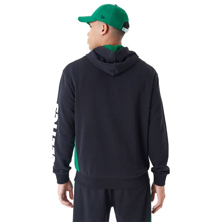 New Era NBA Boston Celtics Mesh Panel Oversized Pullover Hoodie