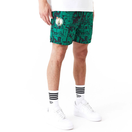 New Era NBA Boston Celtics Team All Over Print Shorts