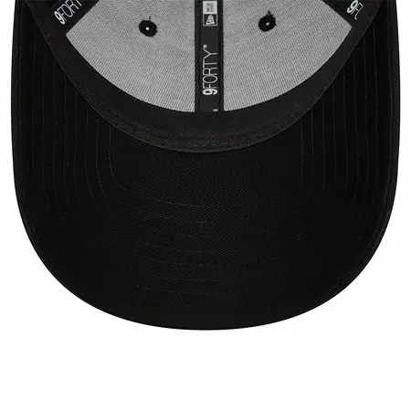 New Era NBA Brooklyn Nets Infill Black 9FORTY Adjustable Cap