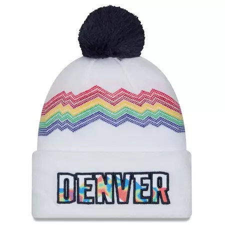 New Era NBA Denver Nuggets Pom-Pon Beanie City Edition 2024