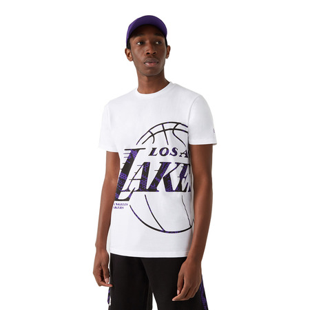 New Era NBA LA Lakers Oil Slick Infill Logo T-Shirt