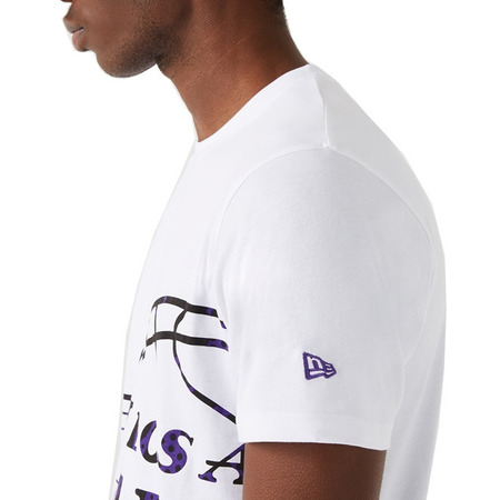 New Era NBA LA Lakers Oil Slick Infill Logo T-Shirt