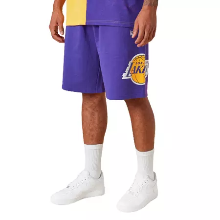 New Era NBA LA Lakers Washed Team Logo Short "Purple"