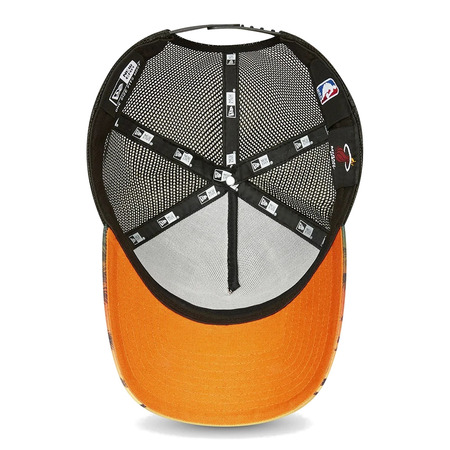 New Era NBA Miami Heat Summer City A-Frame Trucker Cap