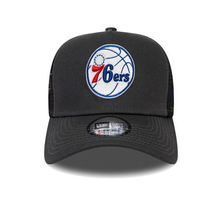 New Era NBA Philadelphia 76ERS Dark Base Team 9FORTY A-Frame Trucker Cap