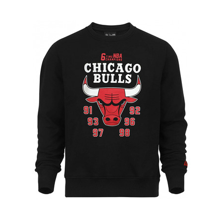 New Era NBA Team Champion Chicago Bulls Crewneck