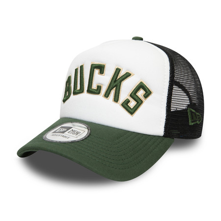 New Era NBA Team Trucker A-Frame Milwaukee Bucks Colour Block