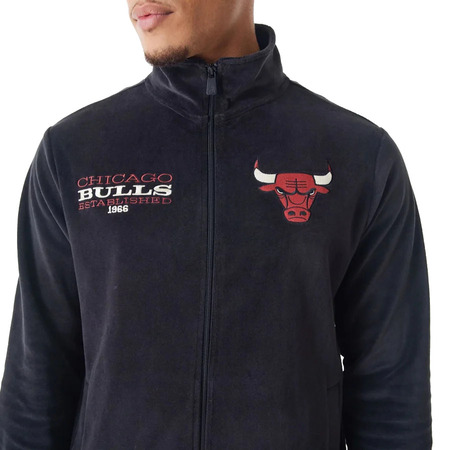 New Era NBA Chicago Bulls Lifestyle Velour Track Jacket