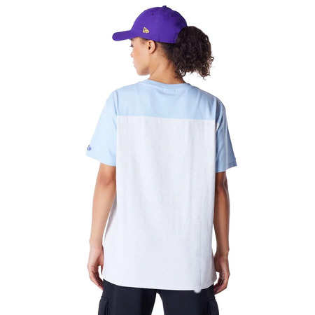 New Era Womens NBA LA Lakers Oversized T-Shirt "Pastel Blue"