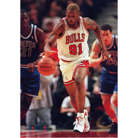 Nike Air Shake Ndestrukt Dennis Rodman "Home" (100)