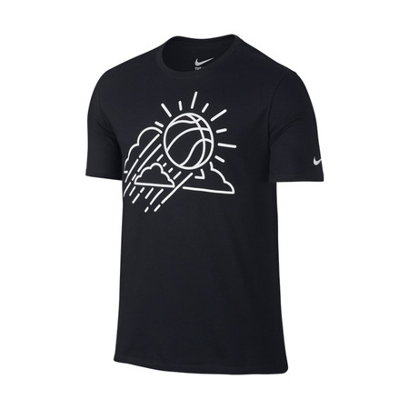 Nike Camiseta Reign Basketball (010/black/white)