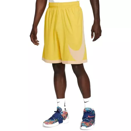 Short Nike Dri-FIT Men's Basketball "Vivid Sulfur-Sesame"