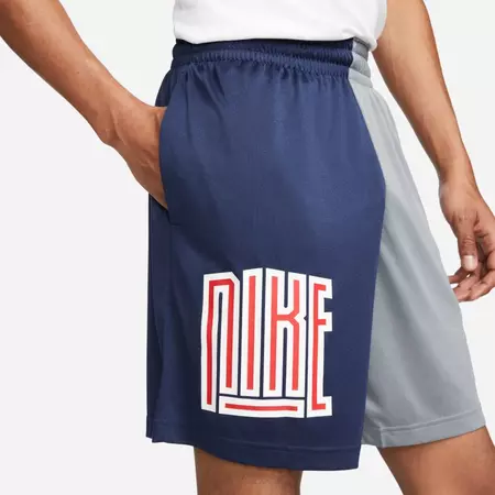 Nike Dri-FIT Men's Basketball Shorts "Navy and Grey"