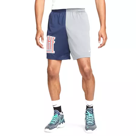 Nike Dri-FIT Men's Basketball Shorts "Navy and Grey"