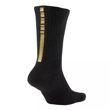 Nike Elite Crew Basketball Socks "BlackGold"