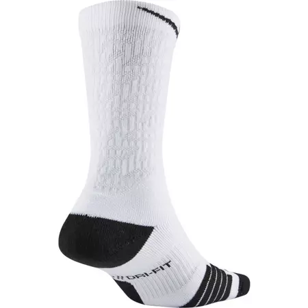 Nike Giannis Elite Basketball Crew Socks "White Black"